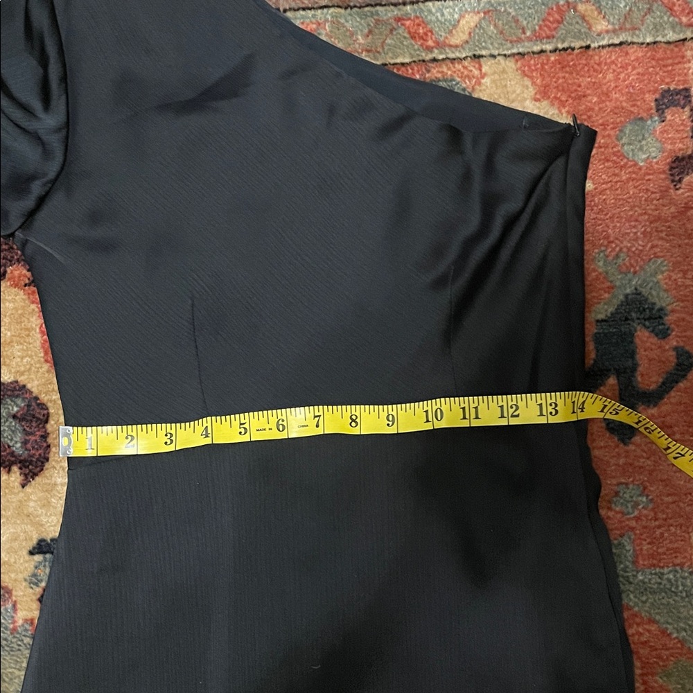 Sachin & Babi Keely Black One Shoulder Gown Dress size 6 - Picture 17 of 17